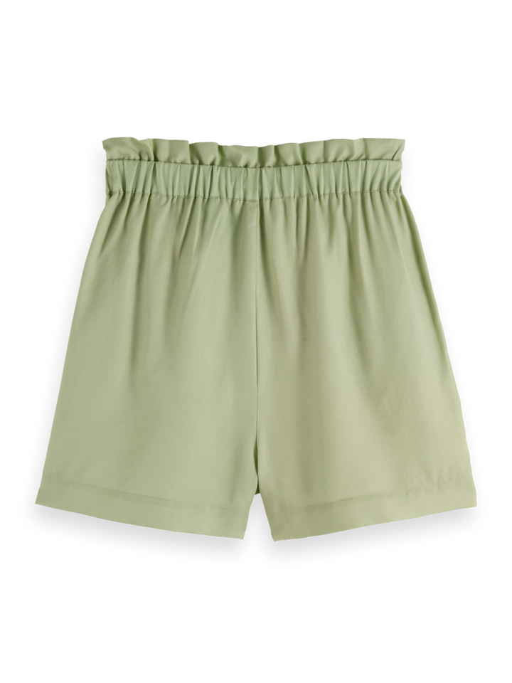 High rise Placed print shorts