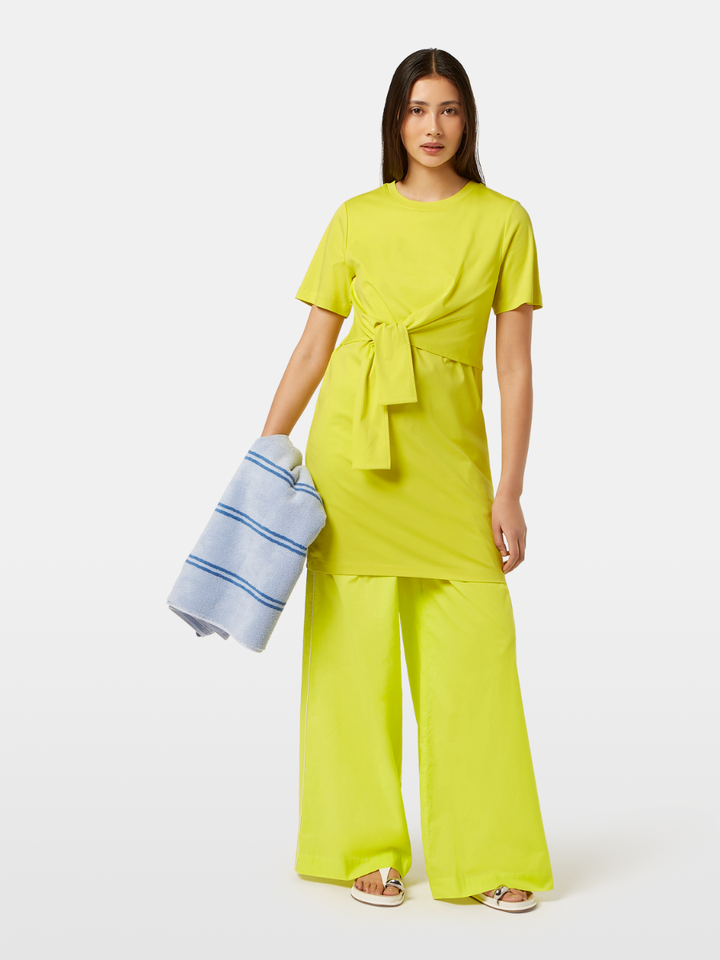 Knotted jersey dress