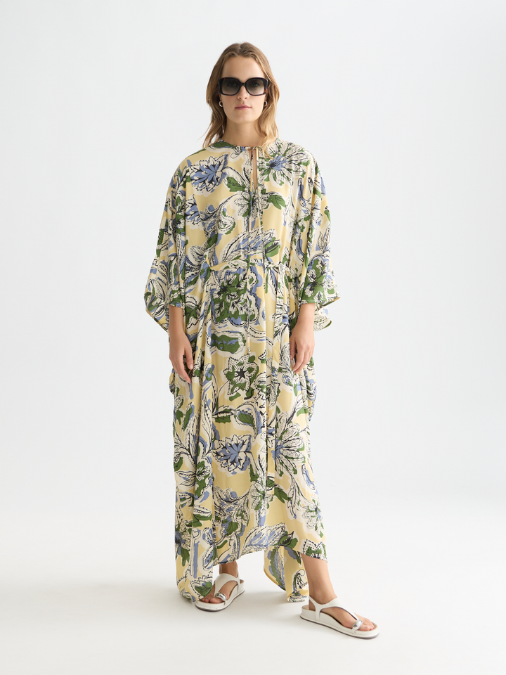 Printed maxi kaftan