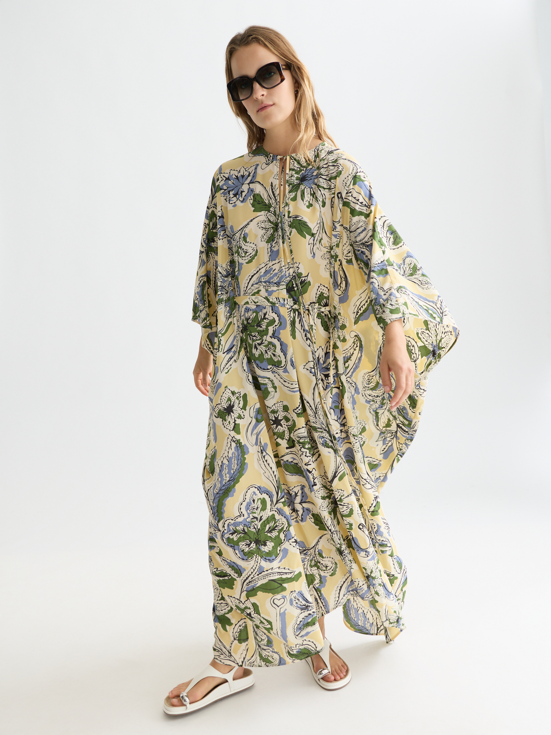 Printed maxi kaftan