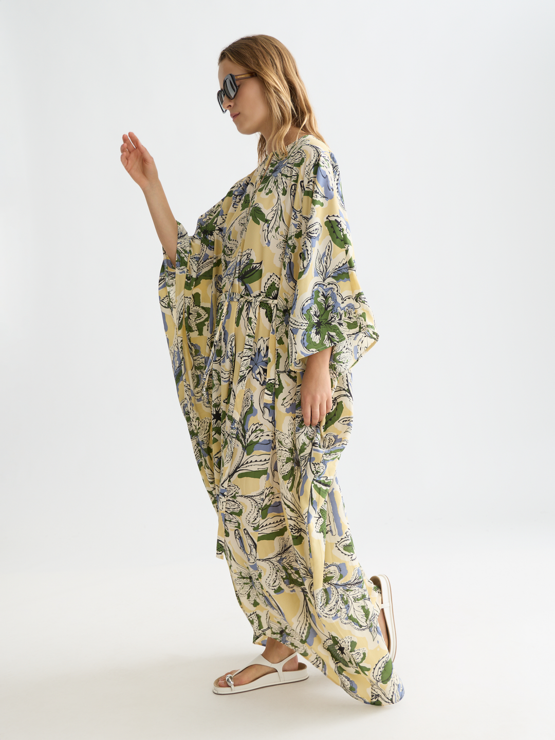 Printed maxi kaftan
