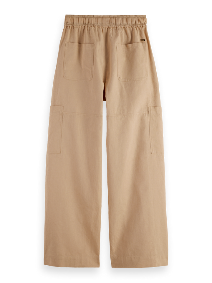 Noa high-rise wide-leg pull on cargo pant