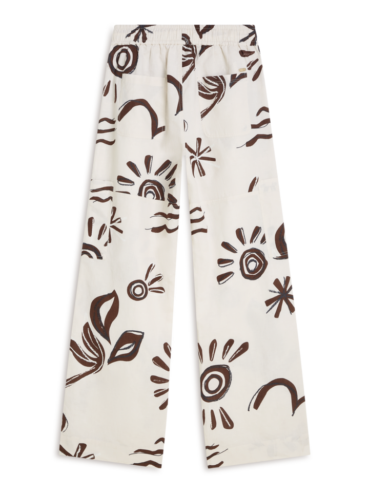 Noa high-rise wide-leg pull on cargo pant