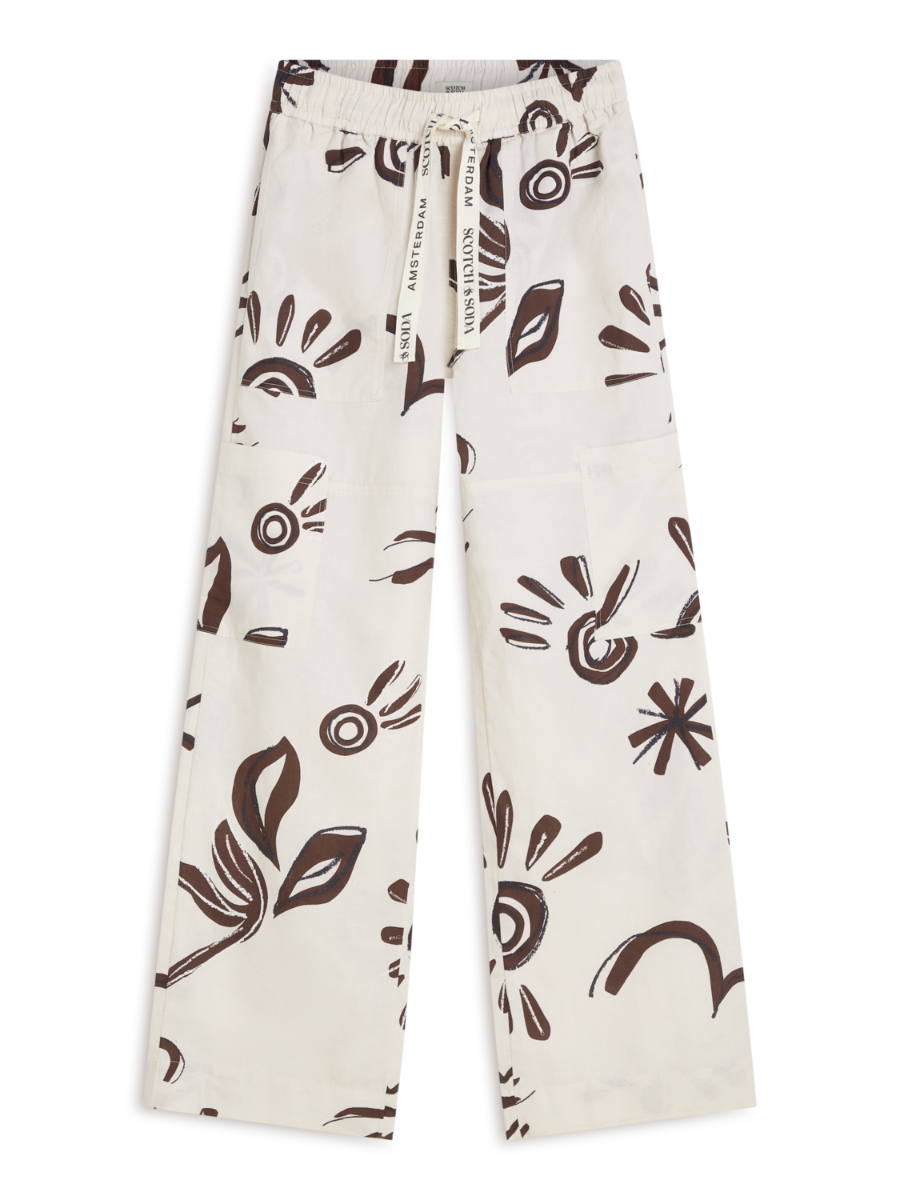 Noa high-rise wide-leg pull on cargo pant