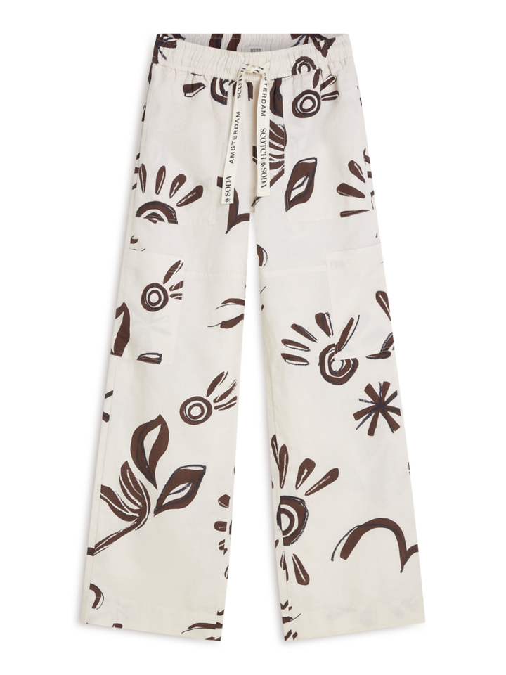 Noa high-rise wide-leg pull on cargo pant