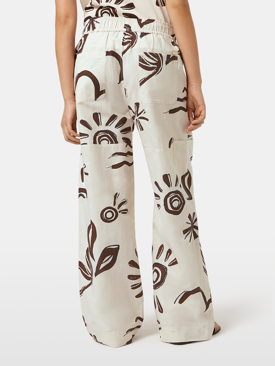 Noa high-rise wide-leg pull on cargo pant