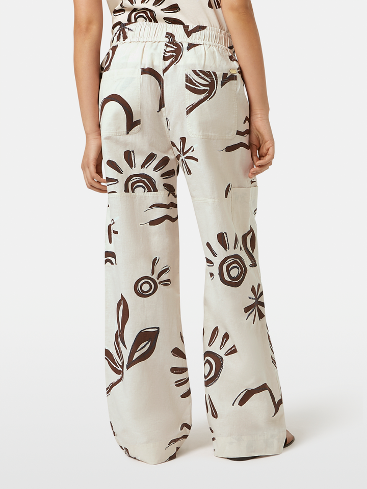 Noa high-rise wide-leg pull on cargo pant