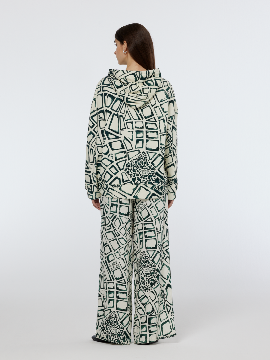 

All over printed hoodie, Nieuw amsterdam city soft ice