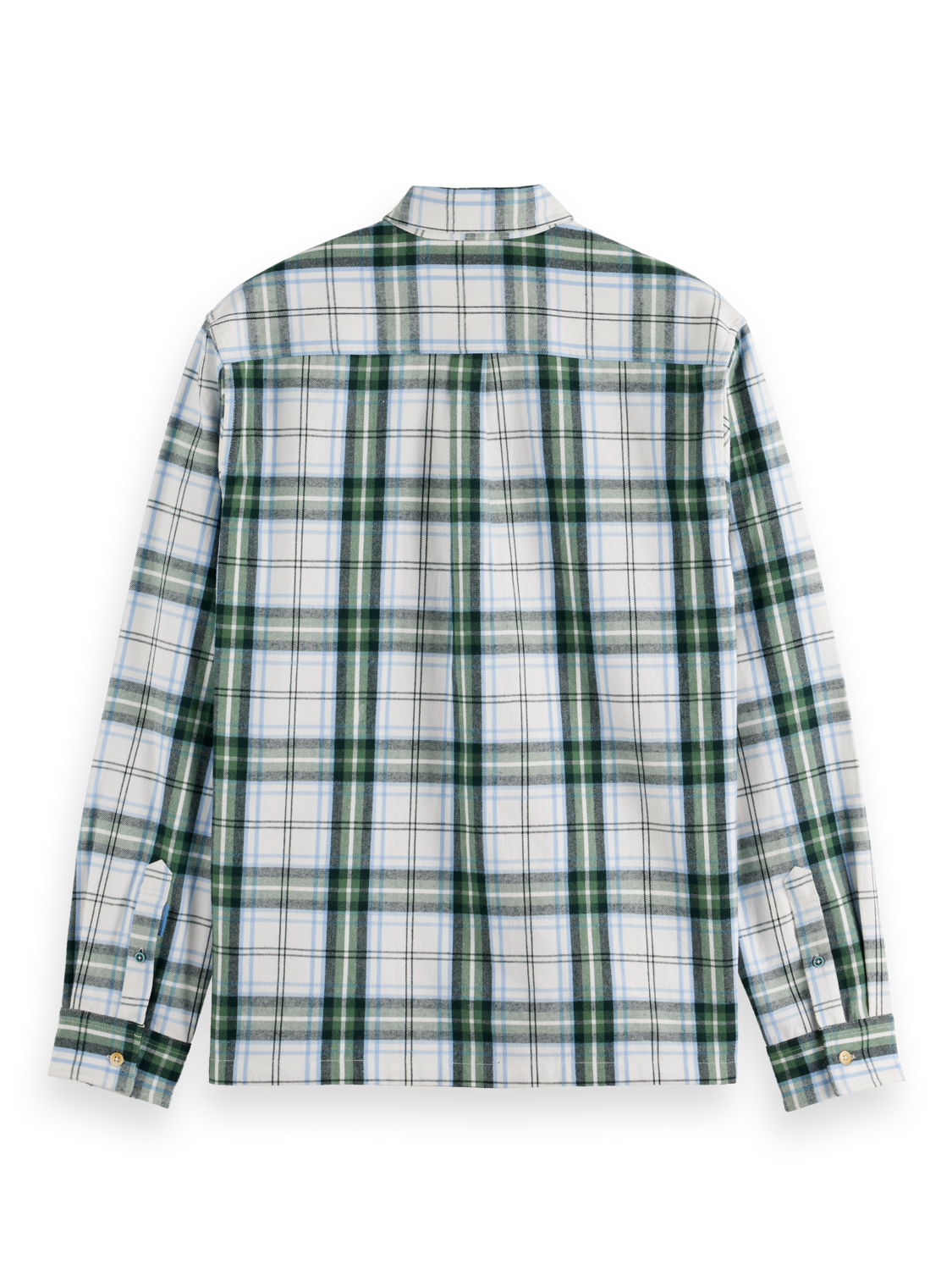 

Relaxed-Fit YD Flannel Check Shirt, Sage green check